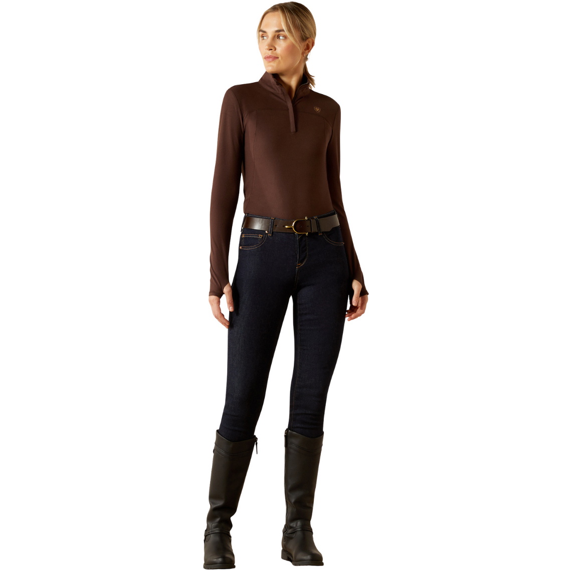 2025 Ariat Womens Lowell 3.0 1/4 Zip Baselayer 10062636 - Java